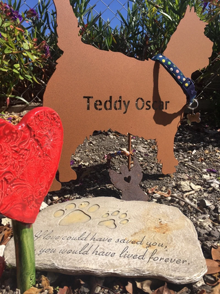 Cairn Terrier Garden Stake