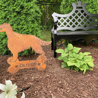 Irish Setter grave marker