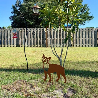 Arte mural conmemorativo o de perro con forma de Boston Terrier 