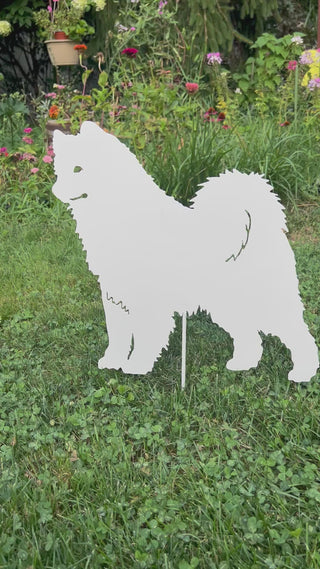 Samoyed Garden Stake or Dog Wall Art