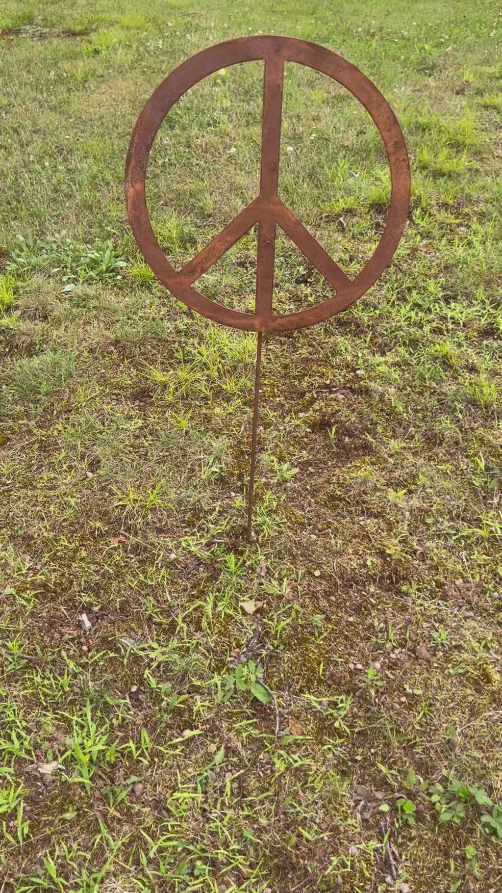 Outdoor Peace Sign 