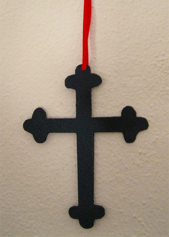 Black Cross Ornament