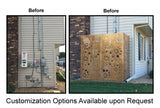 Outdoor Privacy Screen or Wall Hanging (Palm Palm)