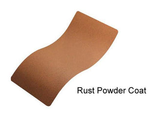 Rust Color Powder Coated Sample