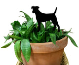 Smooth Fox Terrier Plant Stake