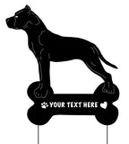 Personalized Staffordshire Bull Terrier memorial