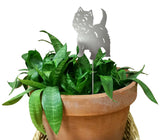 West Highland Terrier Sparkle Plant Stake