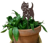 West Highland Terrier Plant Stake
