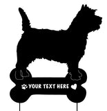 Customizable Cairn Terrier lawn Art