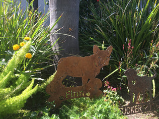French Bulldog garden statue