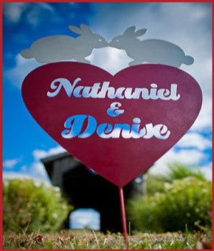 Outdoor Valentine Decorations / Heart Ornaments