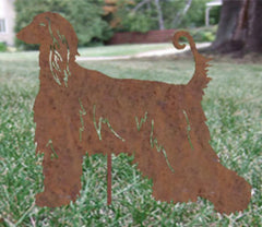 HOUND DOGS / Metal Dog Yard Art &amp; Dog Wall Art