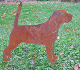 Rusty Beagle Garden Stake 