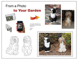 Sealyham Terrier Garden Stake or Wall Hanging (Style 2)