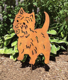 West Highland Terrier Garden Stake