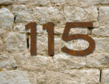 Rustic Blair Font House Numbers