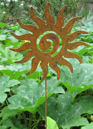 Sun Swirl Garden Stake