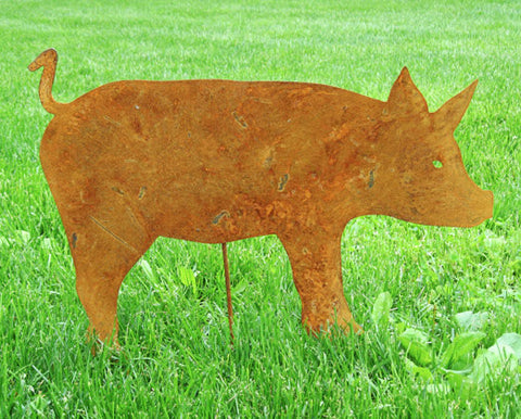 Pig Garden Stake