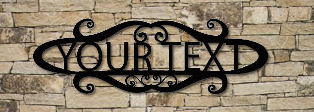 24 Inch/ Personalized sign for Home or Office – Rustica Ornamentals
