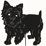 Black Yorkshire Terrier Wall Hanging
