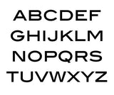 Blair Font Rustic House Numbers or Letters (Set of 2)