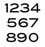 Blair Font House Numbers or Letters - 2 to 8 Inch (Set of 6)