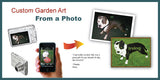 Custom Designed Pet Garden Stake or Wall Hanging from a photo