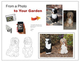 Gordon Setter Garden Stake or Wall Hanging