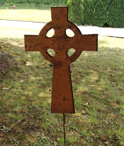 Celtic Cross Garden Stake