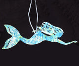 Hand Painted Mermaid Ornament