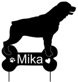 Rottweiler Garden Stake or Wall Hanging (Style 2)