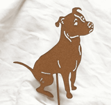 Pit Bull Plant Stake (style 2)