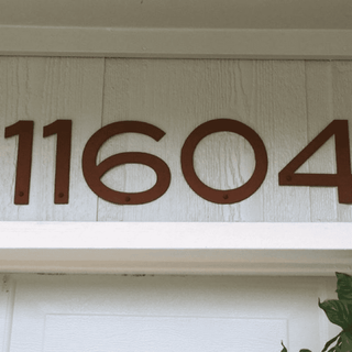Metal House Numbers - 2 to 8 Inches (Set of 3) Blair