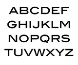 Blair Font House Numbers or Letters - 2 to 8 Inches (Set of 1)