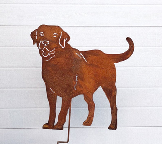 Labrador Retriever Dog Statue
