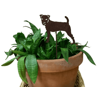 Jack Russell Terrier Plant Stake