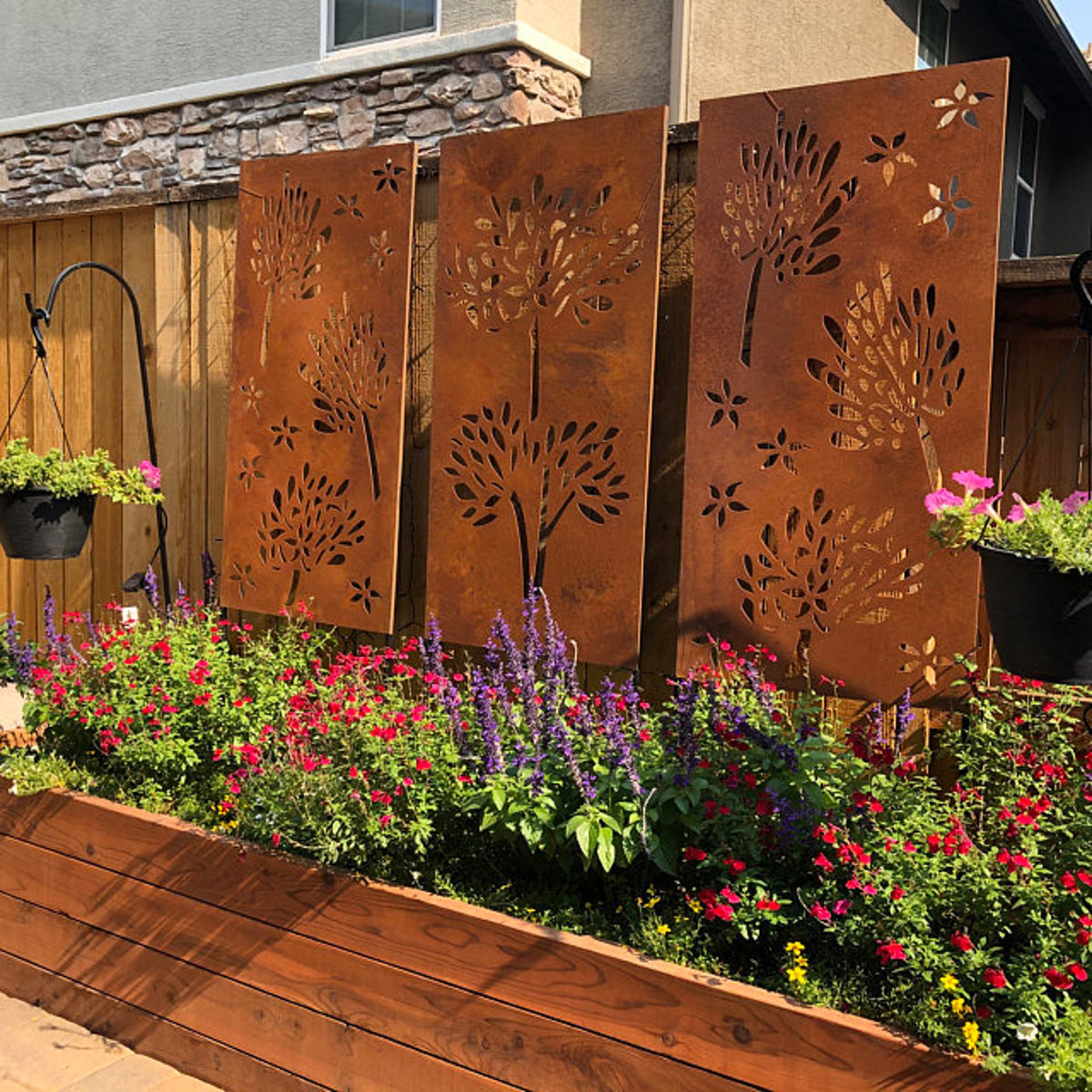Outdoor Privacy Screens & Large Metal Wall Art – Rustica Ornamentals