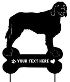 Irish Setter with Name in Bone