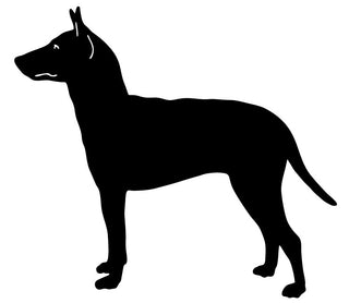 Manchester Terrier Garden Stake or Wall Hanging