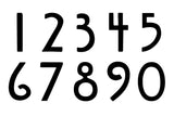 Mission Style House Number or Letter (Set of 1)
