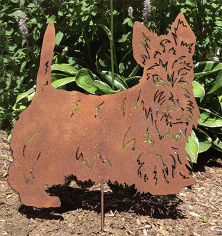 Scottish Terrier Garden Stake or Wall Hanging (Style 1)