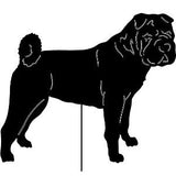 Shar Pei Garden Stake